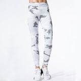 New Camouflage Print Women Sporting Leggings High Elastic Workout Fitness Leggings Women Patchwork Legging Skinny Pants