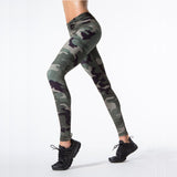 New Camouflage Print Women Sporting Leggings High Elastic Workout Fitness Leggings Women Patchwork Legging Skinny Pants