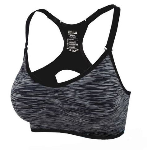 Women Fitness Yoga Sports Bra For Running Gym Adjustable Spaghetti Straps Padded Top Seamless Top Athletic Vest S M L