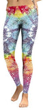 Women Leggings Red mandala Aztec Round Ombre Leggins Fitness 3D Printed High Elasticity Pants Trousers