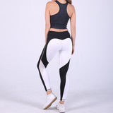 Heart Pattern Mesh Splice legging Athleisure Fitness Clothing Sportswear Elastic Sporting Leggings Women Pants