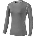 Hot Women Fitness Tight female T-shirt Dry Fit Training Blouse Sport Suit Running Sportswear Long sleeve Gym Yoga Shirt